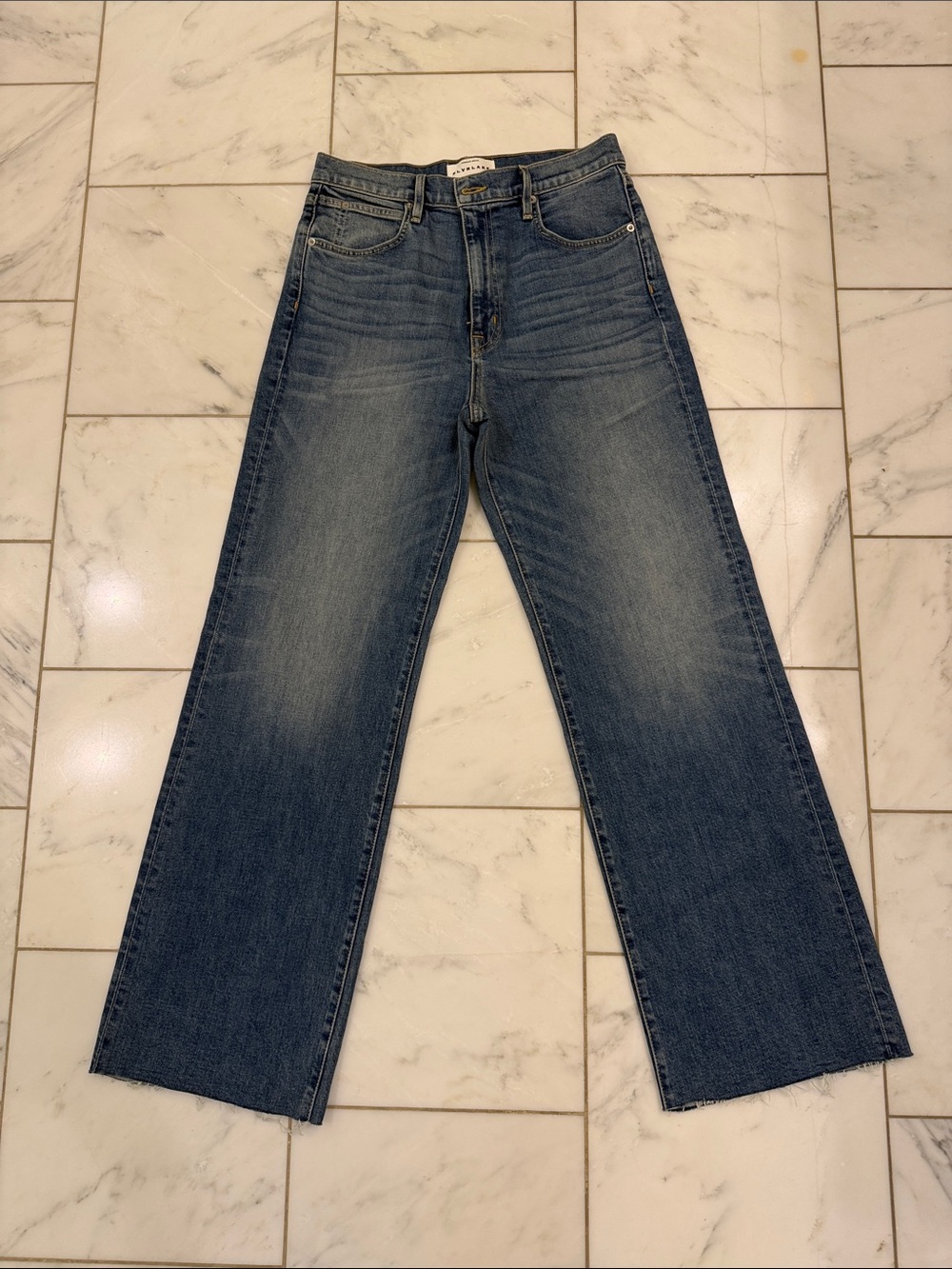 SLVRLAKE Grace High Rise Wide-leg Jeans